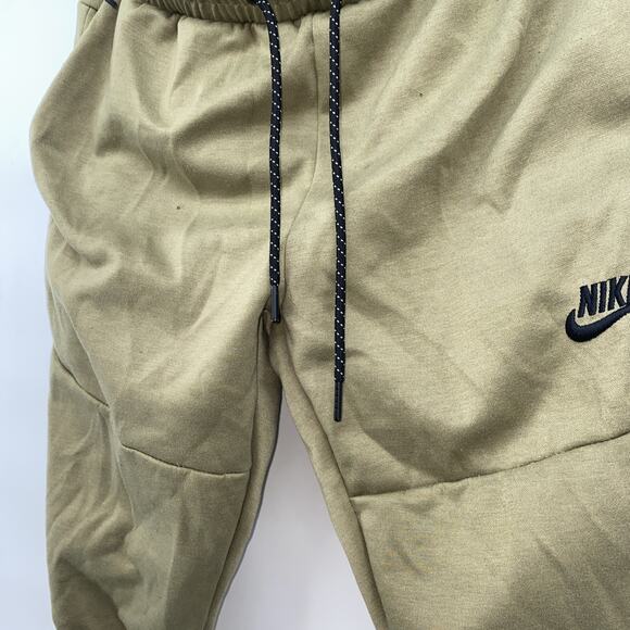 Nike Mens Green Sportswear Tech Fleece Slim Fit Tapered Jogger Pants Size M - Picture 4 of 12